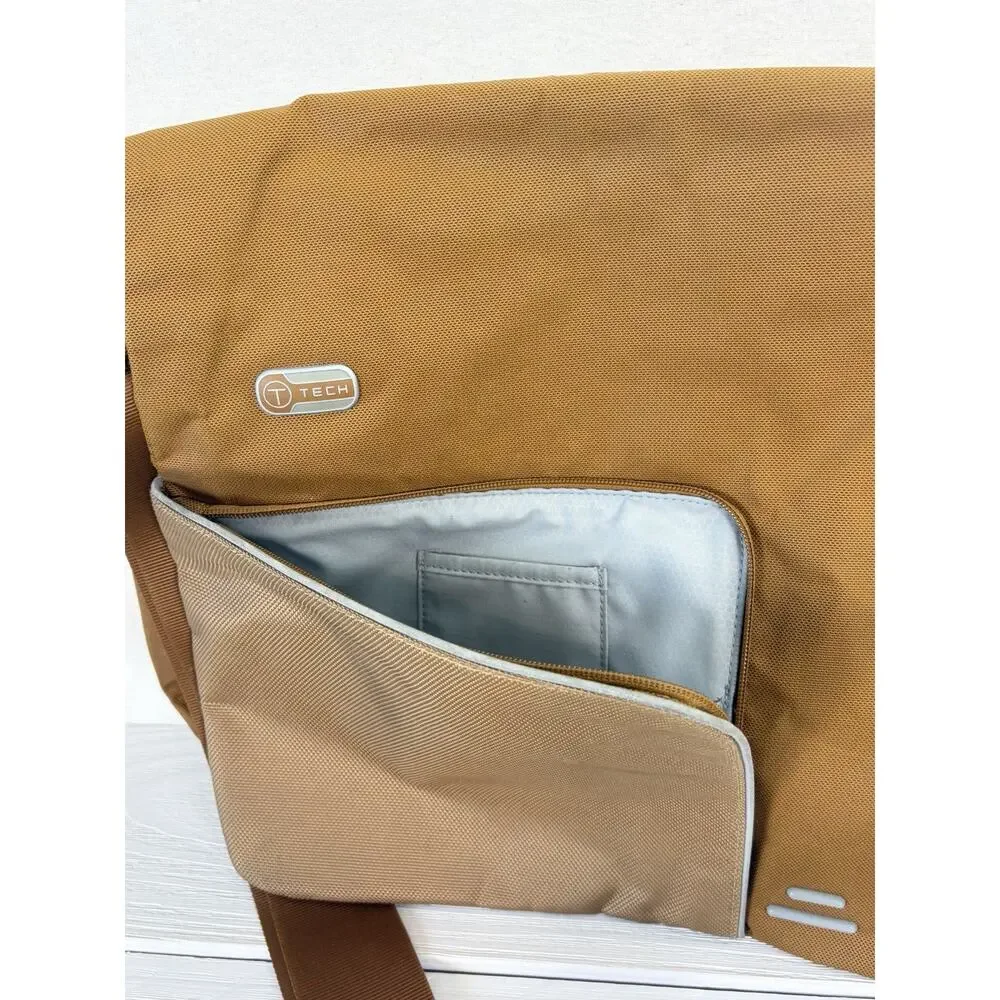 Tumi T-Tech Messenger Bag Crossbody Brown With Strap 57414MCH